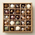 Small Glass Ball Ornaments (Set of 25) - Neutrals