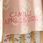 Flower Knit Reversible Jacquard Baby Blanket