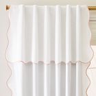 Ripple Valance Blackout Curtain