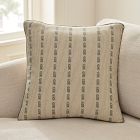 Woven Stripe Tree Pillow Cover