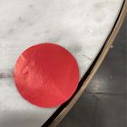 Open Box: Elwell Marble Nesting Coffee Table (24") - Banswara Marble, Vintage Brass