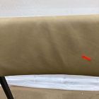 Open Box: Freeman Leather Pivot Dining Chair - Ludlow Leather Cumin, Textured Antique Bronze