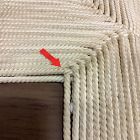 Open Box: Mahogany Woven Rope Stool (20") - Rope Vintage Cotton, Russet Finish