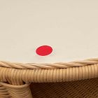 Open Box: Billie Rattan Storage Side Table (23") - Natural