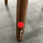 Open Box: Boulder Swivel Counter Stool (26.8") - Leather Camel, Walnut