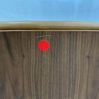 Open Box: Boulder Swivel Counter Stool (26.8") - Leather Camel, Walnut