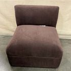 Open Box: Bowery Storage Armless Single - Mini Cozy Corduroy Espresso, Cool Walnut