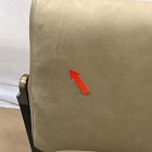 Open Box: Freeman Leather Pivot Dining Chair - Ludlow Leather Cumin, Textured Antique Bronze