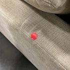 Open Box: Haven High Profile Left Arm Bumper Chaise - Performance Chenille Crossweave Tawny