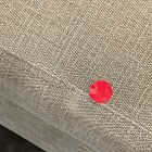 Open Box: Haven High Profile Right Arm Sofa Bench - Performance Chenille Crossweave Tawny