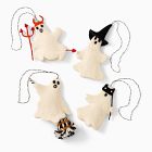 Petite Plume Felt Ghost Ornaments (Set of 4)