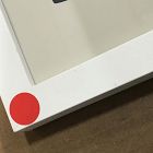 Open Box: Blue Sculpt Framed Wall Art by Minted for West Elm, Full Bleed (16" x 20") - White