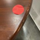 Open Box: Emma Chamberlain Round Wood Dining Table (48") - Dark Walnut
