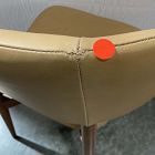 Open Box: Hyde Dining Chair - Ludlow Leather Cumin, Cool Walnut