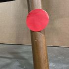 Open Box: Mid-Century Swivel Counter Stool (26.6") - Nubuck Leather Beige, Acorn