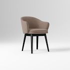 Open Box: Wayne Dining Arm Chair - Performance Modern Chenille Mink, Black