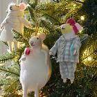Felt Spa Mouse Ornament