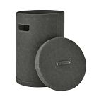 Blomus Sahla Faux Suede Laundry Basket