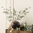 Faux Frosted Pine Cone Branch