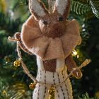 Felt Rabbit &amp; Reindeer Ornaments