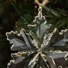 Glass Cut Snowflake Ornament