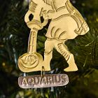 Metal Zodiac Ornament - Aquarius