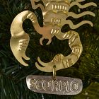 Metal Zodiac Ornament - Scorpio