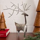 Punched Metal Deer Figurines