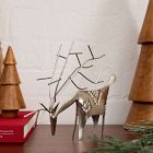 Punched Metal Deer Figurines