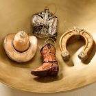 Glass Western Ornaments