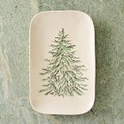 Tannenbaum Stoneware Long Platter