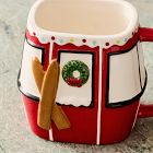 Skier Gondola Figural Mug
