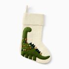Felt Dino in Lights Stocking