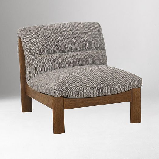 Alona Accent Chair, Flecked Upholstery | West Elm