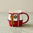 Skier Gondola Figural Mug