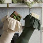 Linen Ruffle Hem Stocking