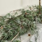 Faux Frosted Pine Cone Garlands