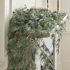 Faux Frosted Pine Cone Garlands