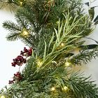 Faux Petite Red Berry Garland