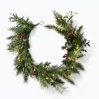Faux Petite Red Berry Garland