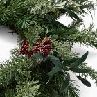 Faux Petite Red Berry Wreath