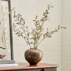 Faux White Olive Branch