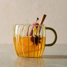 Candy Striped Handled Mug