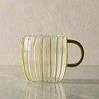 Candy Striped Handled Mug