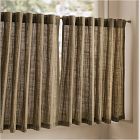 Pierce &amp; Ward Twill Stripe Cafe Curtain
