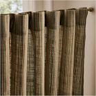 Pierce &amp; Ward Twill Stripe Cafe Curtain