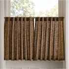 Pierce &amp; Ward Blooming Vine Stripe Cafe Curtain