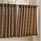 Pierce &amp; Ward Blooming Vine Stripe Cafe Curtain