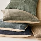 Patchwork Chenille Pillow Cover