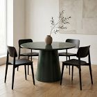 Valentine Lacquered Glass Round Dining Table (47")